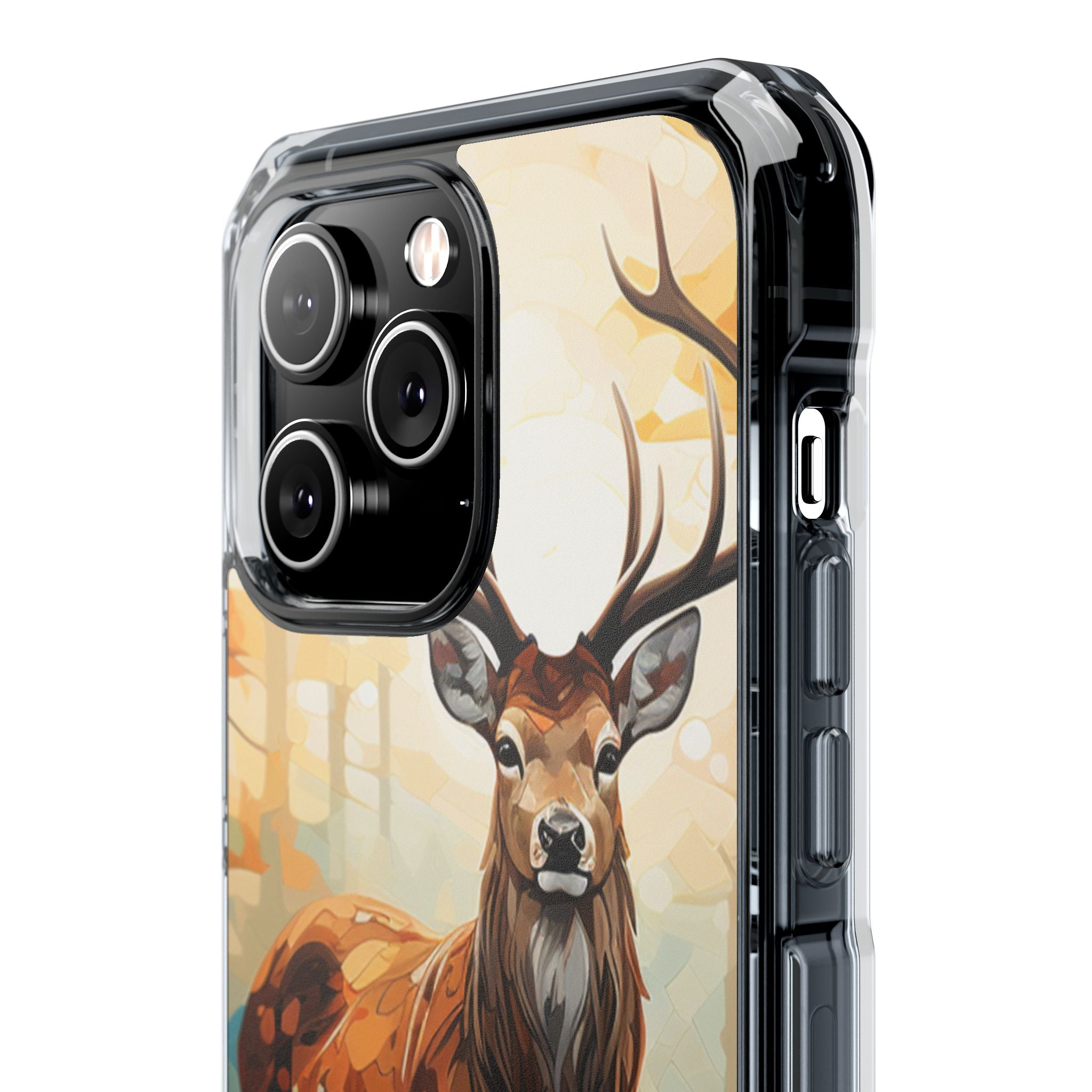 Glowing Stag iPhone 14 Pro Max Case - Impact - CASE•BOB