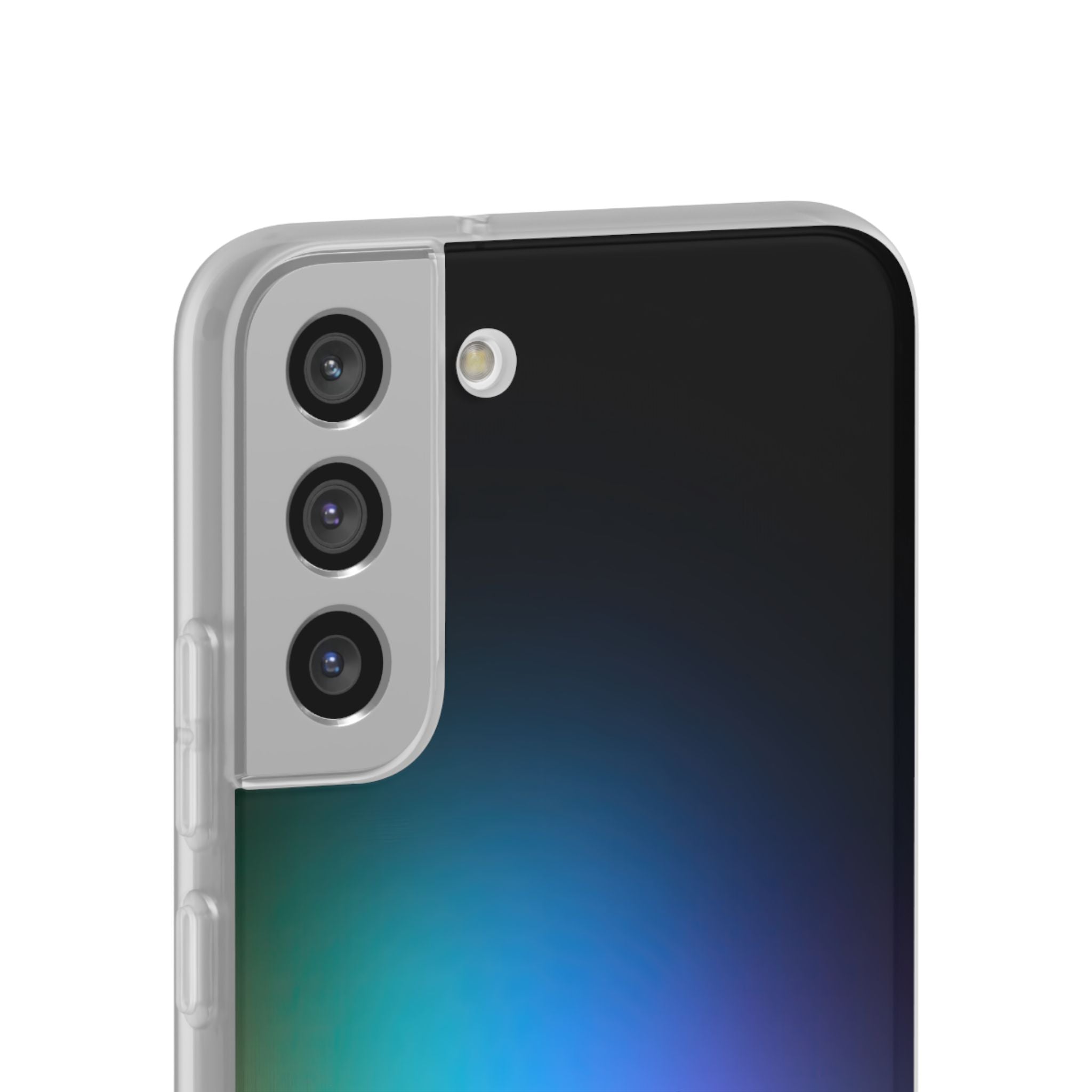 Black Lite Phone Case for Samsung - Electric Prism Grain