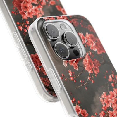 Dark Sakura Nocturne · Lite Phone Case for iPhone ·  Black