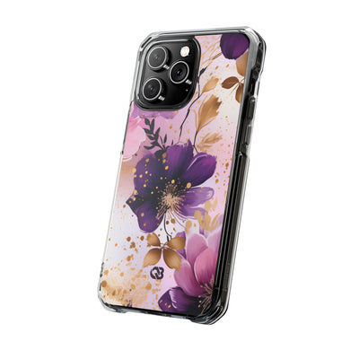 Gilded Violet Bloom · Impact Custodia per iPhone · Magsafe