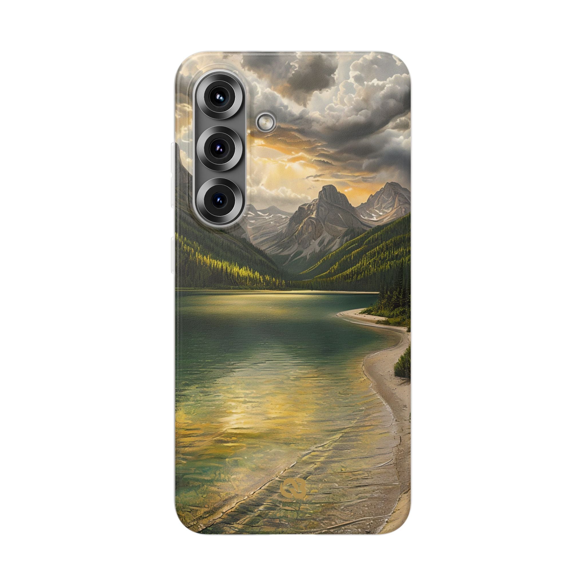 Gilded Mountain Lake · Soft Handyhülle für Samsung