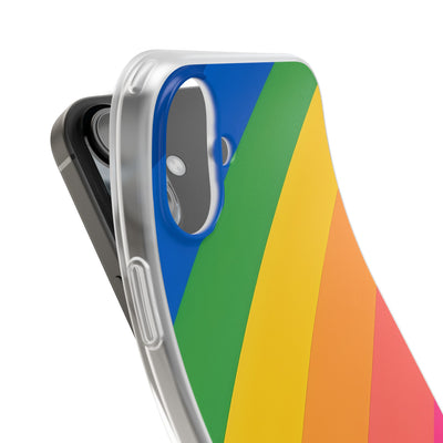 Vibrant Spectrum Slope · Soft Phone Case for iPhone