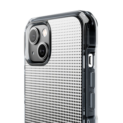 Black Impact MagSafe Phone Case for iPhone - Obsidian Halftone Flux
