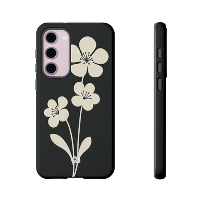 Nordic Blossom · Tough Phone Case for Samsung · Black