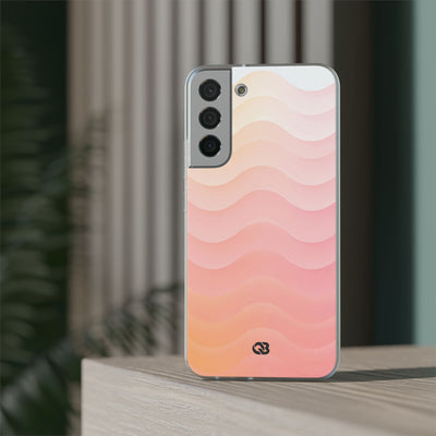 Blush Horizon Waves · Lite Phone Case for Samsung · Pink