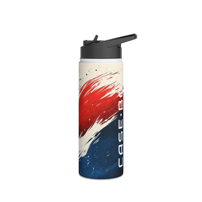 Crimson Sweep - Stainless Steel Water Bottle