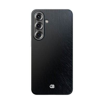 Brushed Obsidian Steel · Lite Phone Case for Samsung · Black