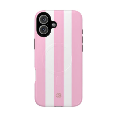 Soft Pink Stripe · Tough+ Magsafe