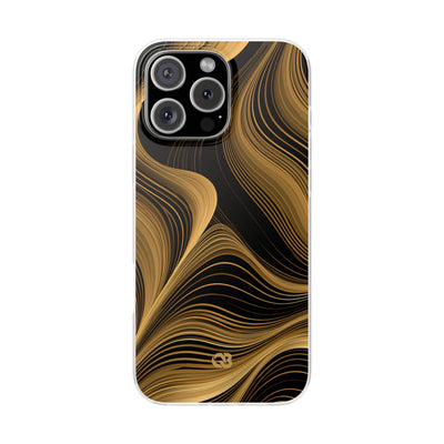 Gold Lite Phone Case for iPhone - Molten Copper Strands
