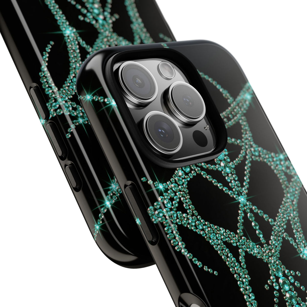 Teal Cyber Sigil · Tough Phone Case for iPhone · Teal