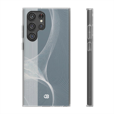 Slate Contour Drift · Lite Phone Case for Samsung · Grey