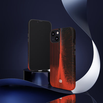 Orbital Resonance · Tough Phone Case for iPhone · Orange