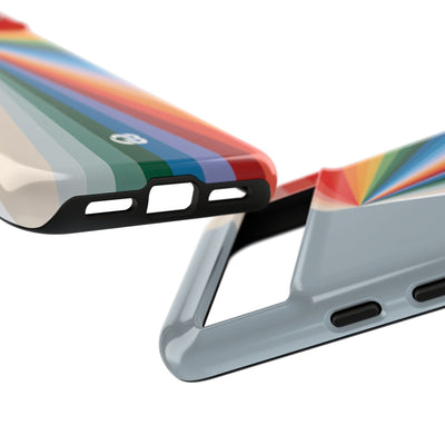 Grey Tough Phone Case for Google Pixel - Slate Prism Burst