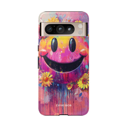 Smiley Bloom Google Pixel 8 Pro Cover - Tough