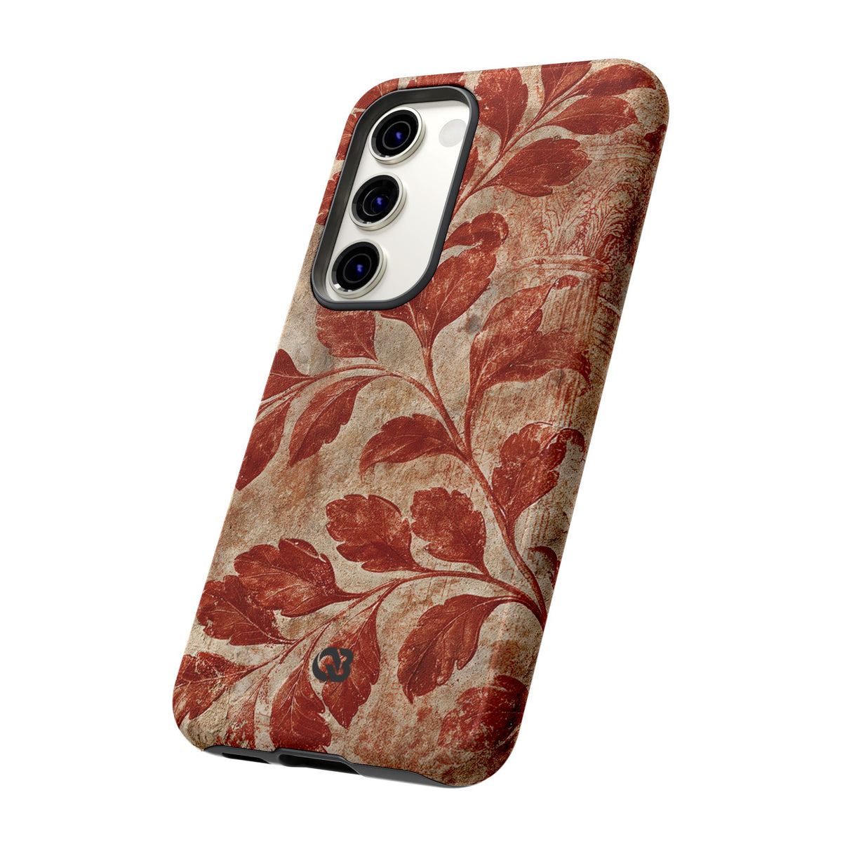Terracotta Botanical Fresco · Tough Phone Case for Samsung · Red