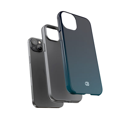 Teal Tough Phone Case for iPhone - Abyss Teal Haze