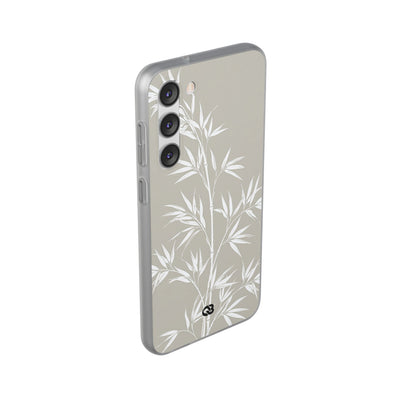 Beige Lite Phone Case for Samsung - Sandstone Bamboo Stalks
