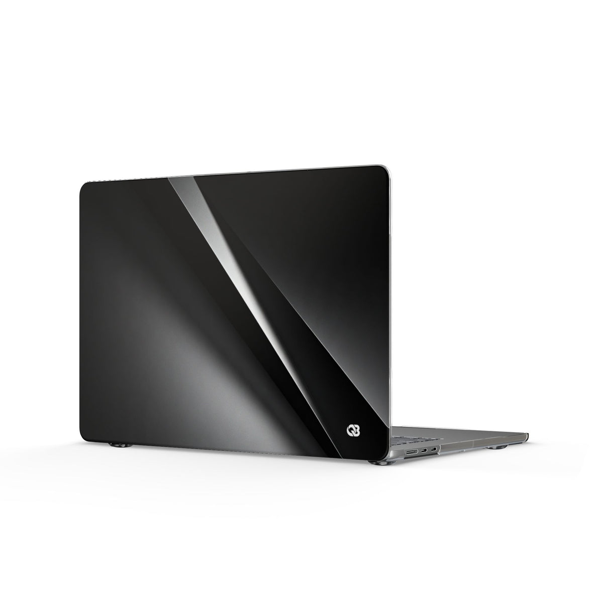 Obsidian Ridge · Clear Hard Case for MacBook · Black
