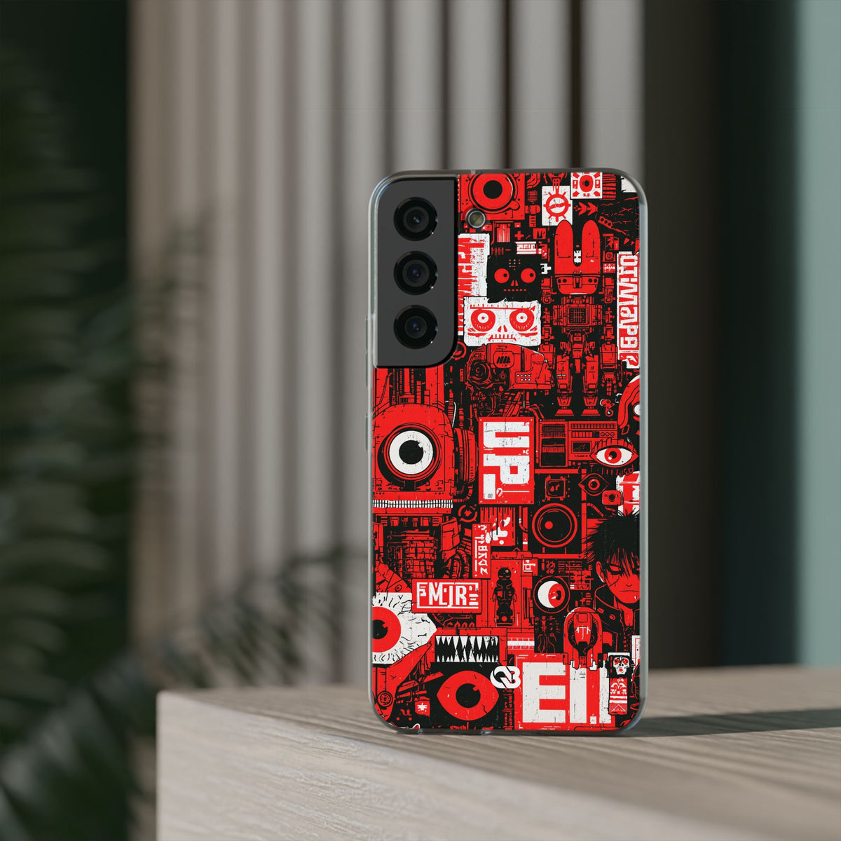 Neo Mecha Collage · Lite Phone Case for Samsung · Red