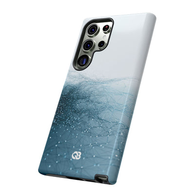 Teal Tough Phone Case for Samsung - Arctic Pulse Mesh