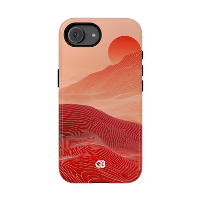 Crimson Horizon · Tough Phone Case for iPhone · Red