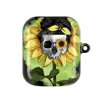 Skull Sunflower - AirPods Case