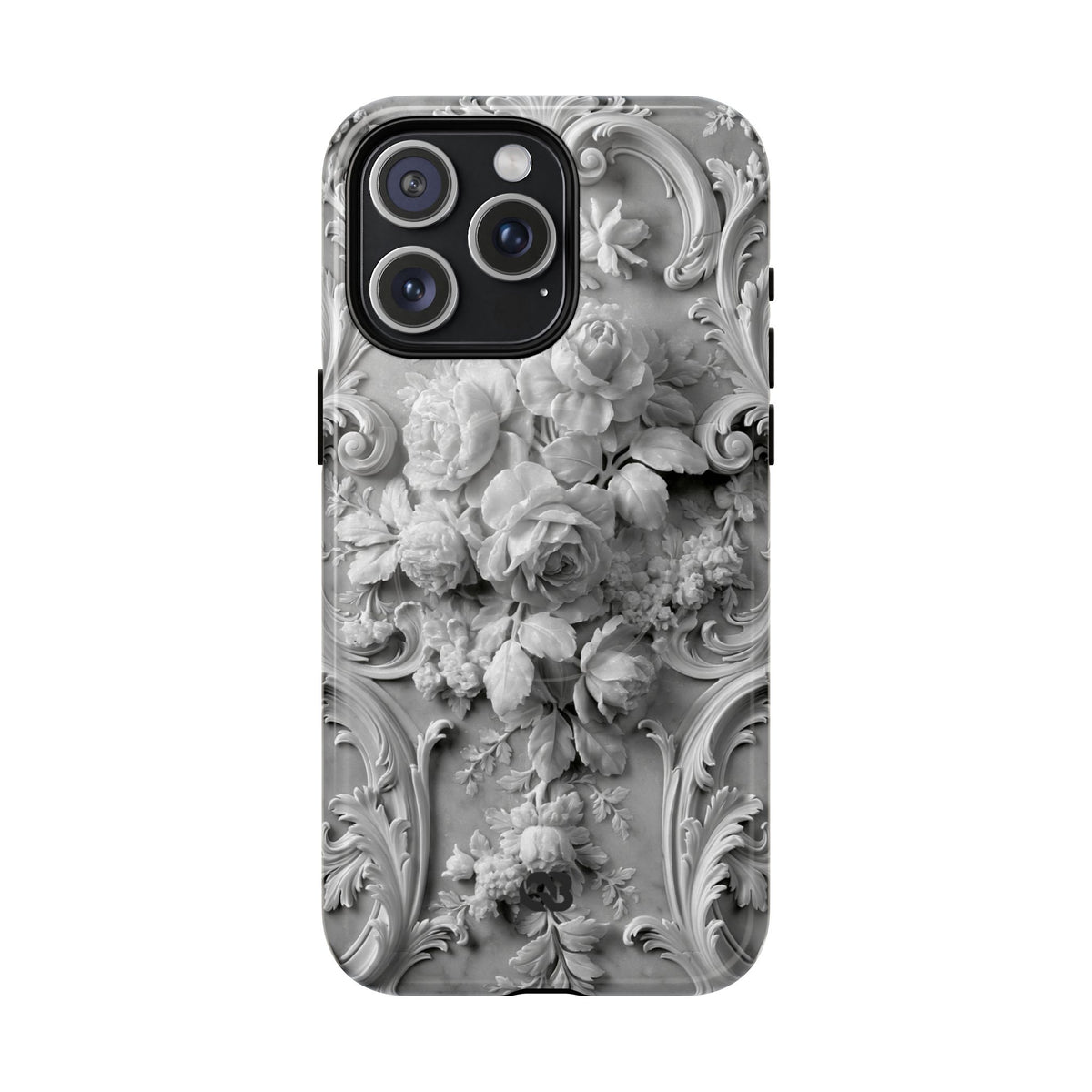 Rococo Marble Rose · Tough 2.0 Magnetic Phone Case for iPhone · White
