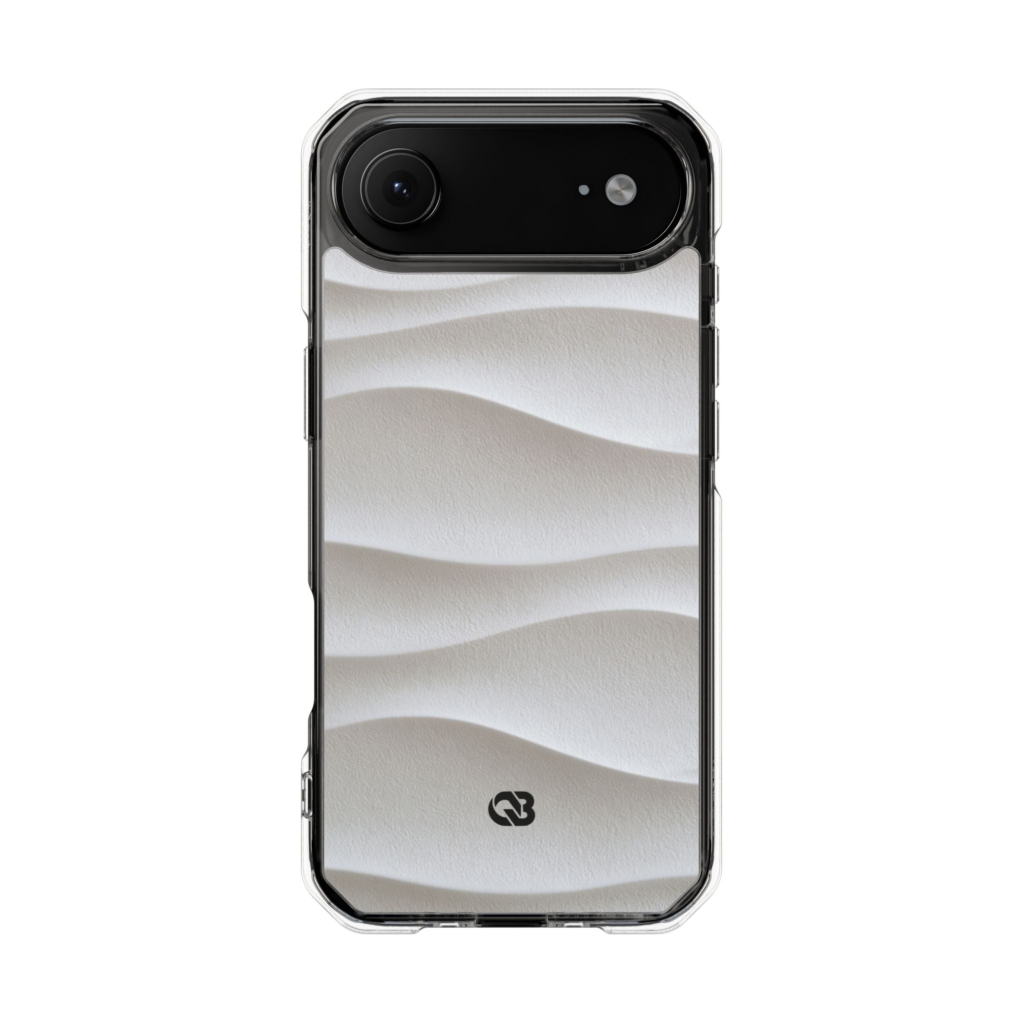 White Impact MagSafe Phone Case for iPhone - Arctic Flow Ridges