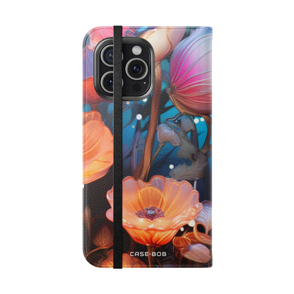 Glowing Petals - iPhone 15 Pro Max Case - Wallet