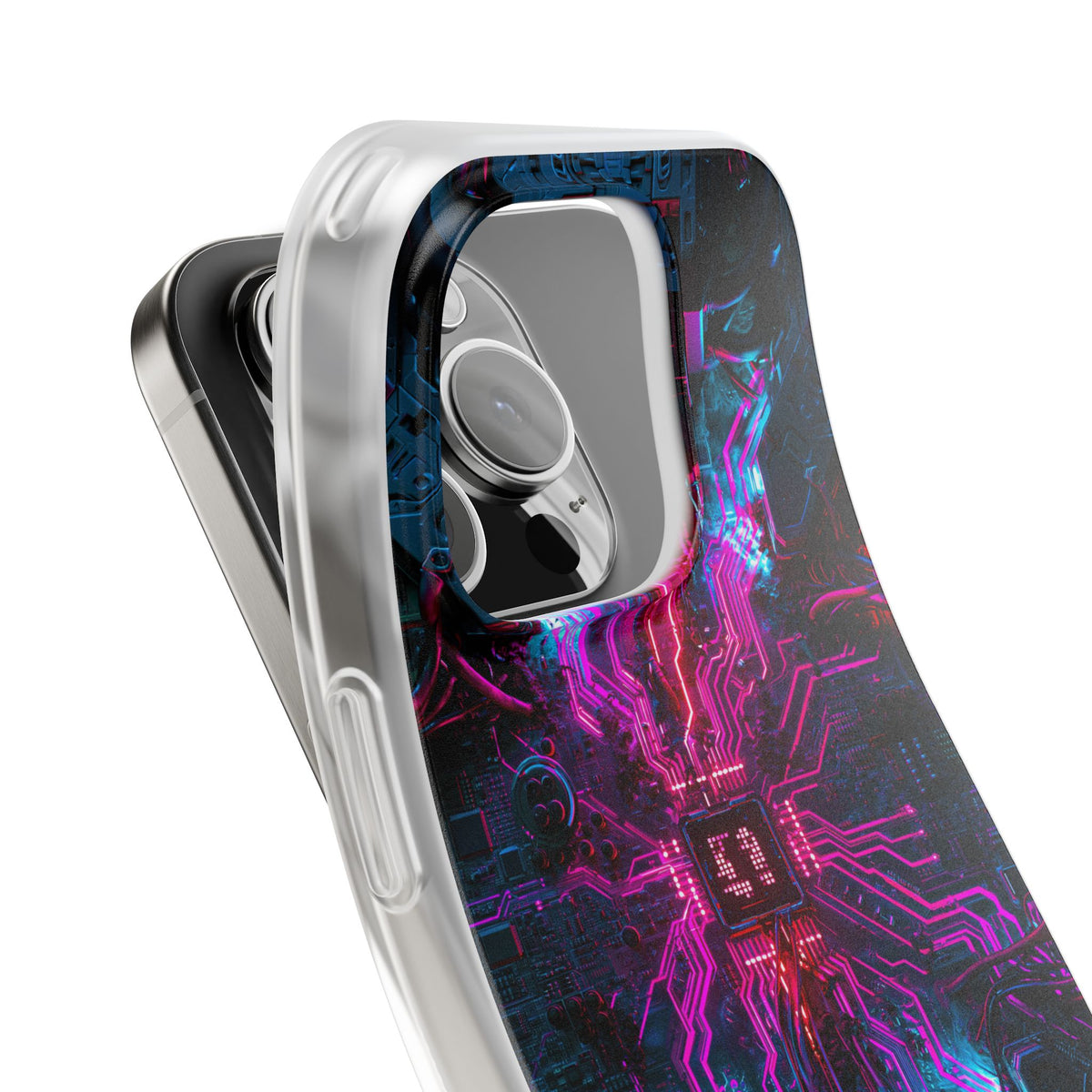 Neural Circuit Core · Lite Phone Case for iPhone ·  Black