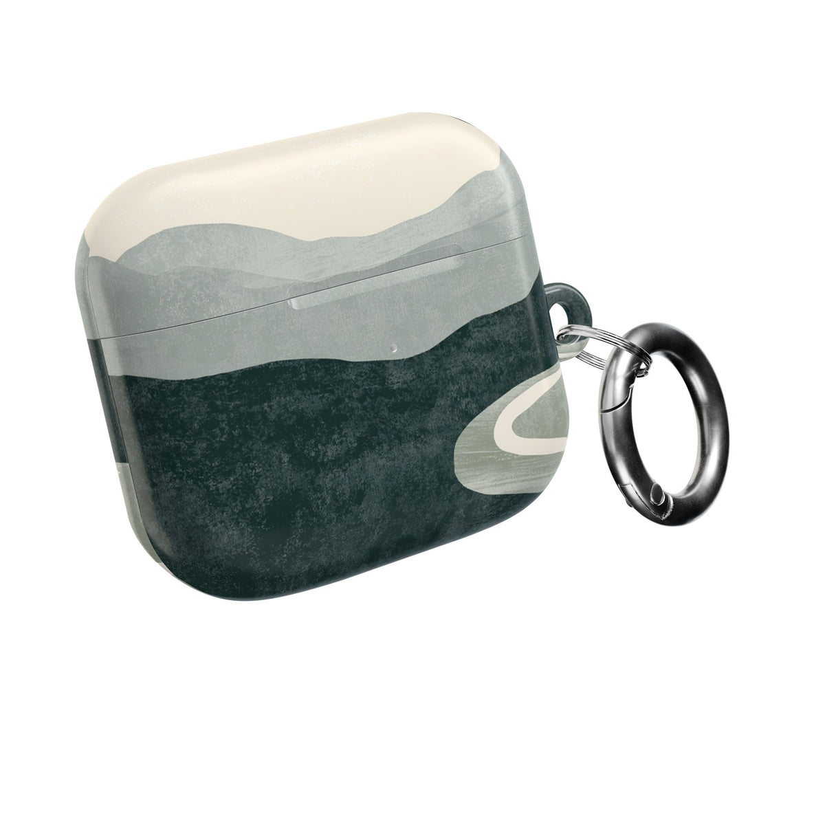 Muted Valley Vista · Hard Case for AirPods & AirPods Pro · Green