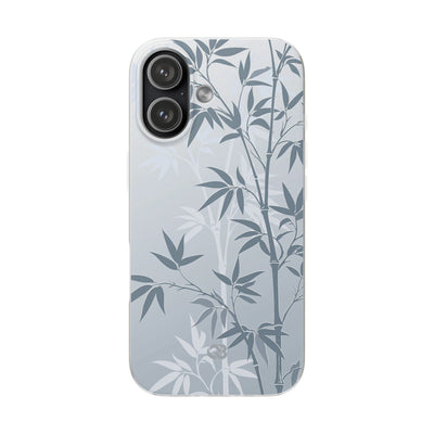 Blue Lite Phone Case for iPhone - Slate Bamboo Shadow