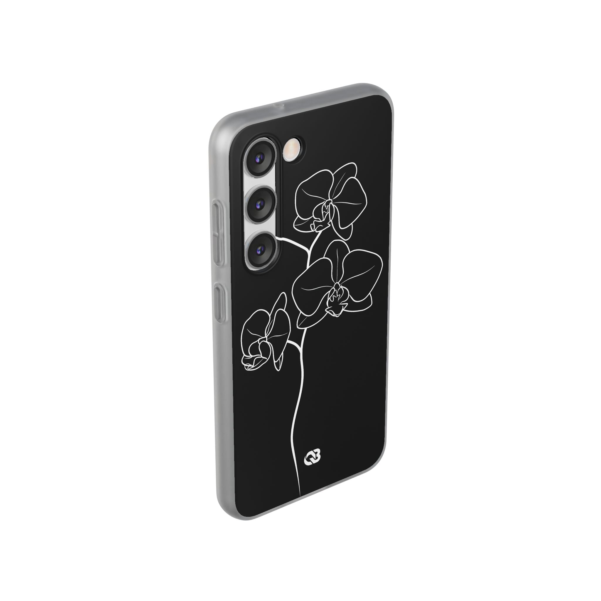 Black Lite Phone Case for Samsung - Noir Alabaster Orchid