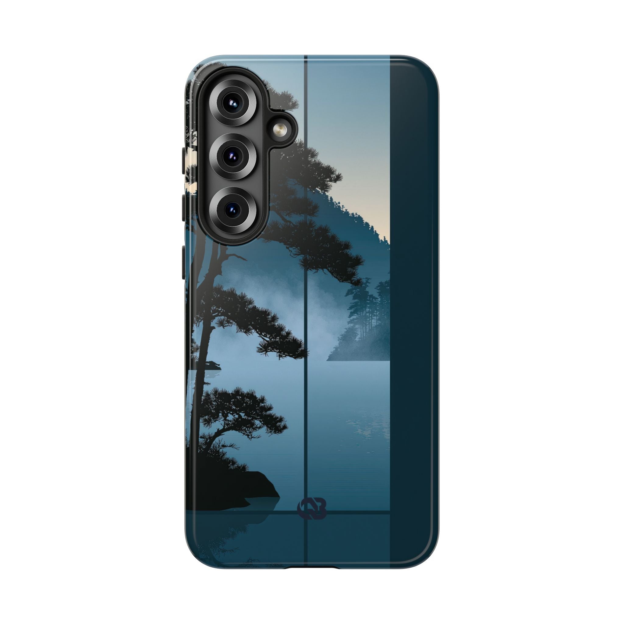 Blue Tough Phone Case for Samsung - Kyoto Mist Pine