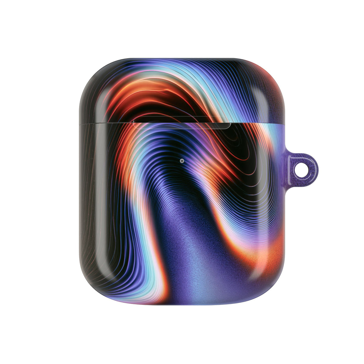 Prismatic Resonance · Hard Case for AirPods & AirPods Pro · Purple
