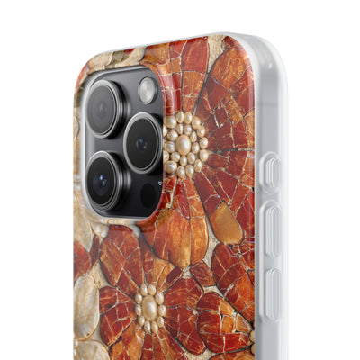 Carnelian Pearl Bloom · Lite Phone Case for iPhone ·  Orange