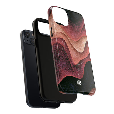 Rose Contour Waves · Tough 2.0 Magnetic Phone Case for iPhone · Pink