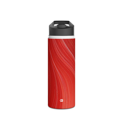 Crimson Contour · Insulated Water Bottle · Red