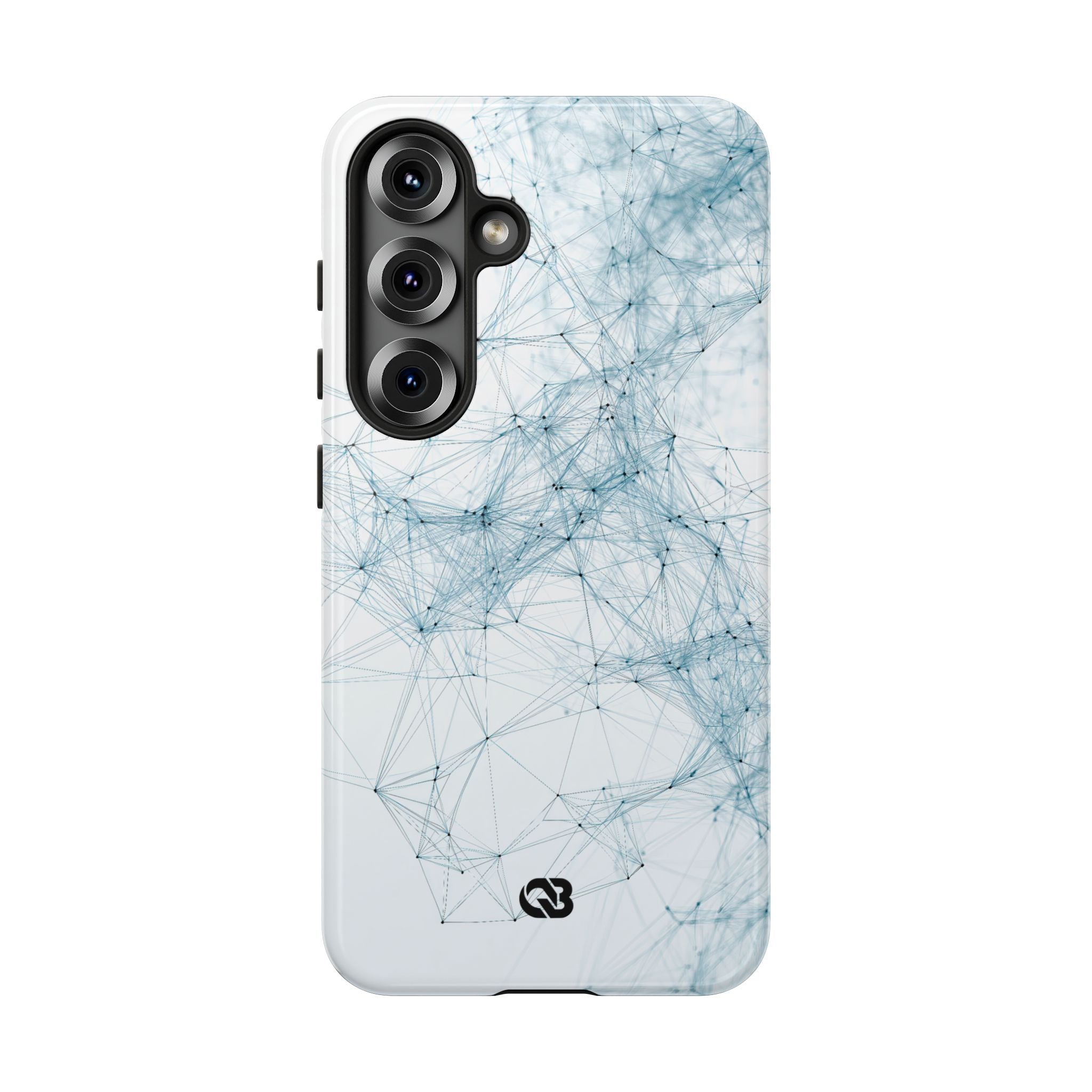 Blue Tough Phone Case for Samsung - Glacial Neural Web