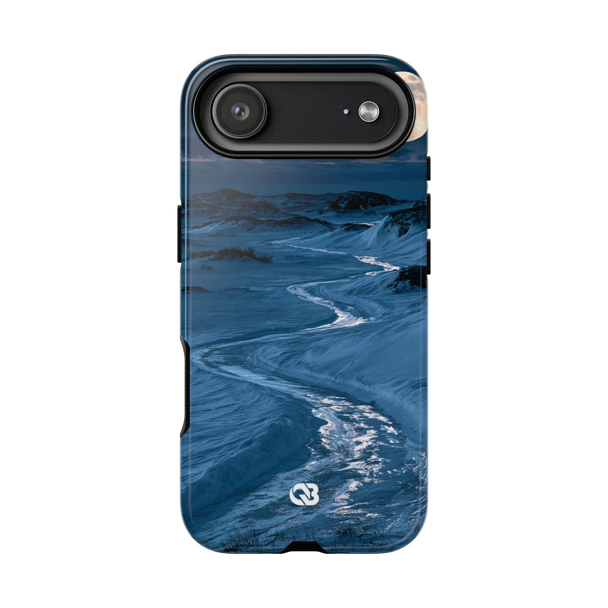 Arctic Moon Drift · Tough Phone Case for iPhone · Blue