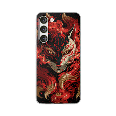 Crimson Kitsune Spirit · Lite Phone Case for Samsung · Red