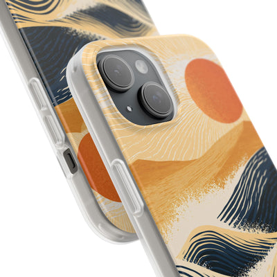 Blue Lite Phone Case for iPhone - Kyoto Cresting Tide