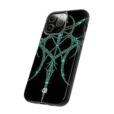 Teal Cyber Sigil · Tough Phone Case for iPhone · Teal
