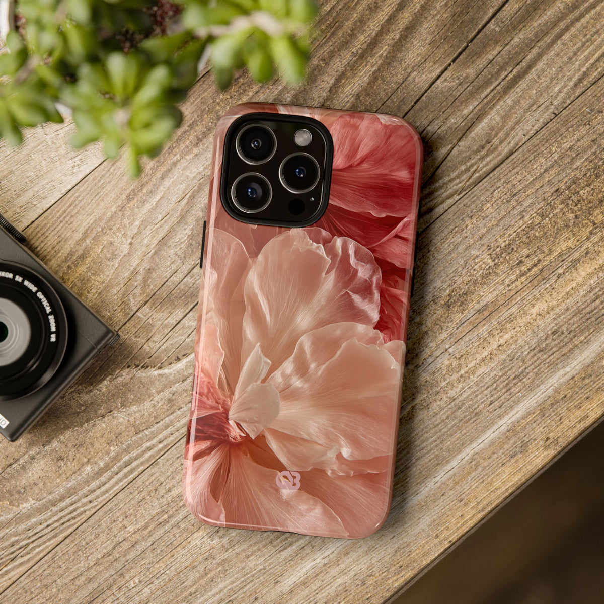 Blush Silk Bloom · Tough Phone Case for iPhone · Pink