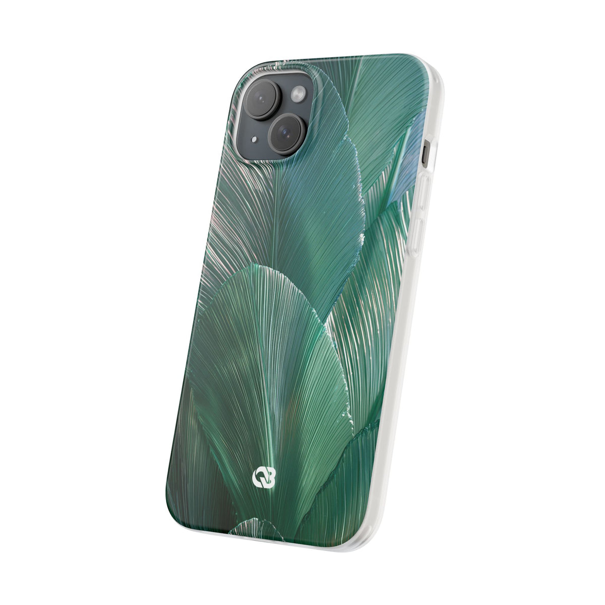 Translucent Fan Palm · Lite Phone Case for iPhone ·  Teal