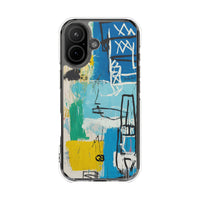 Azure Urban Scribble · Impact-etui · MagSafe