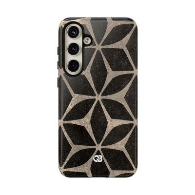 Concrete Mosaic Star · Tough Phone Case for Samsung · Black