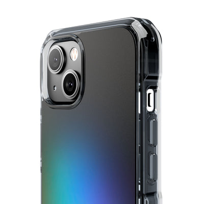 Black Impact MagSafe Phone Case for iPhone - Electric Prism Grain
