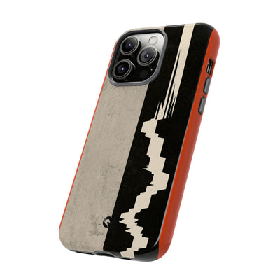 Orange Tough Phone Case for iPhone - Orange Monolith Rift