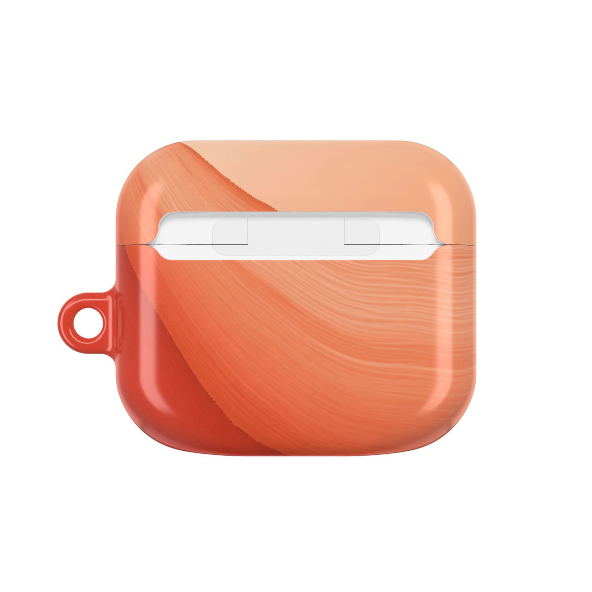 Terracotta Flow · Hard Case for AirPods & AirPods Pro · Orange